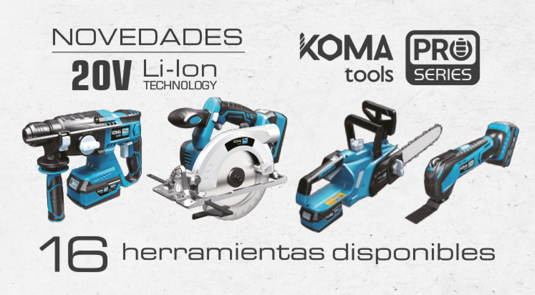  Ampliació de la gamma d'eines professionals Koma Tools Pro