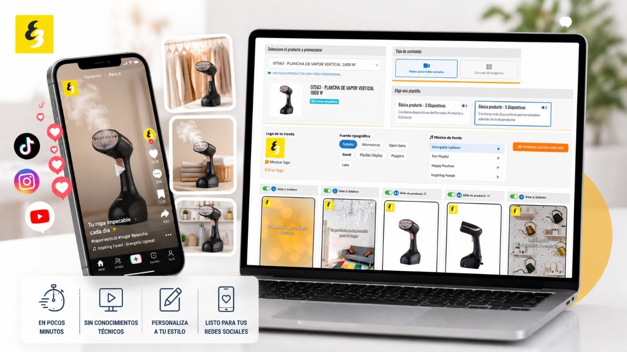 Elektro3 launches content channel, a free tool for its customers to generate videos and carousels for social media