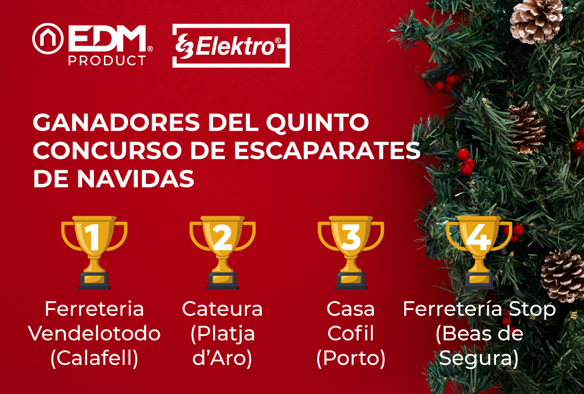 Ganadores del quinto concurso de escaparates de Elektro3