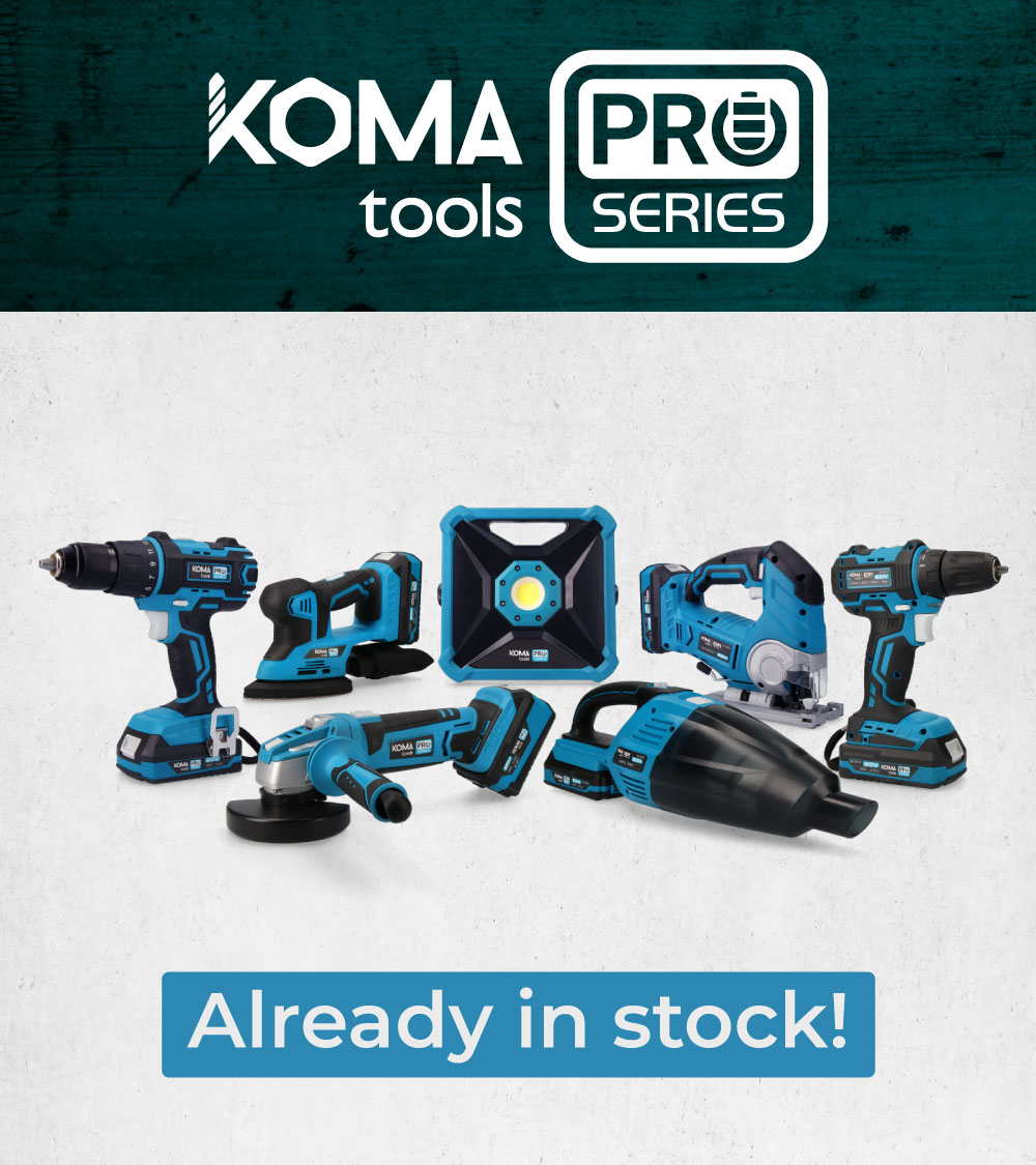 KOMA TOOLS PRO SERIES. At last, they’re here!
