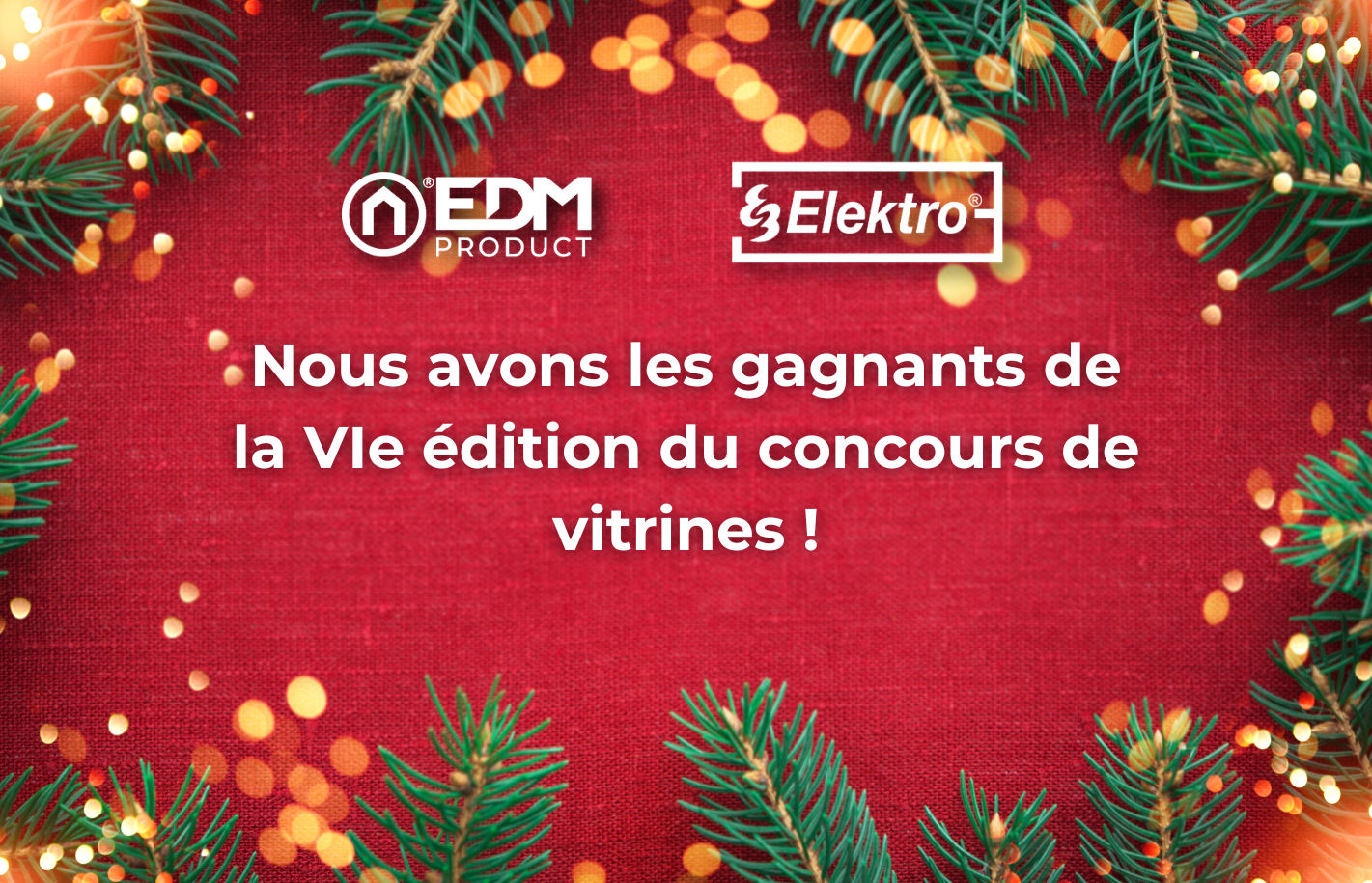 Nous avons déjà les gagnants de la VIe Édition de notre Concours de Vitrines de Noël !