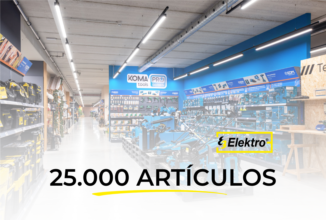 25.000 referencias. Más opciones, más servicio