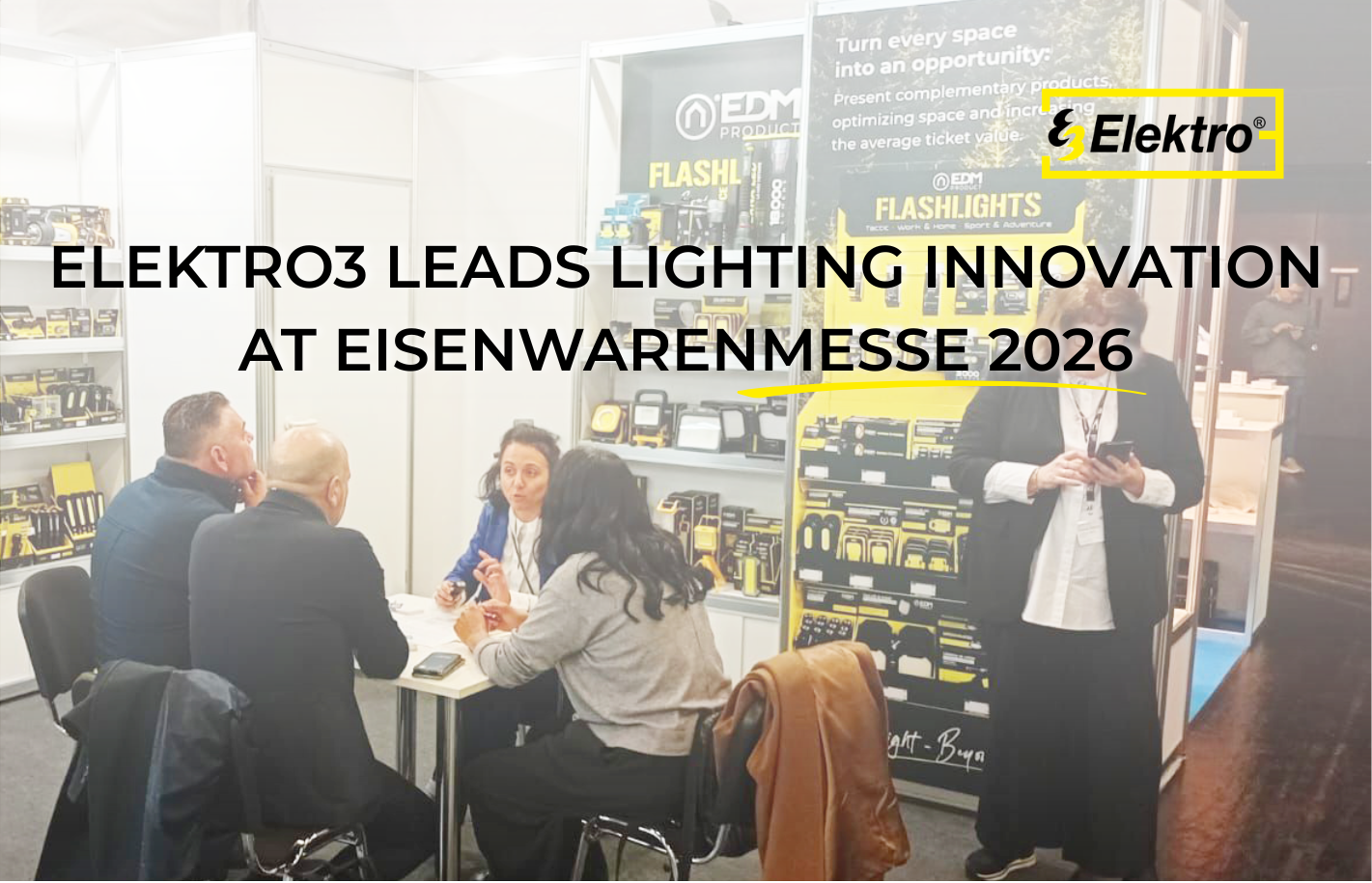 Elektro3 - EDM shines at EISENWARENMESSE 2026