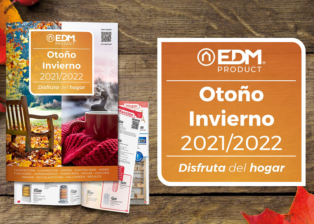 Otoño-Invierno 2021-2022. Nuevo folleto Elektro3-EDM con más de 1.200 productos.