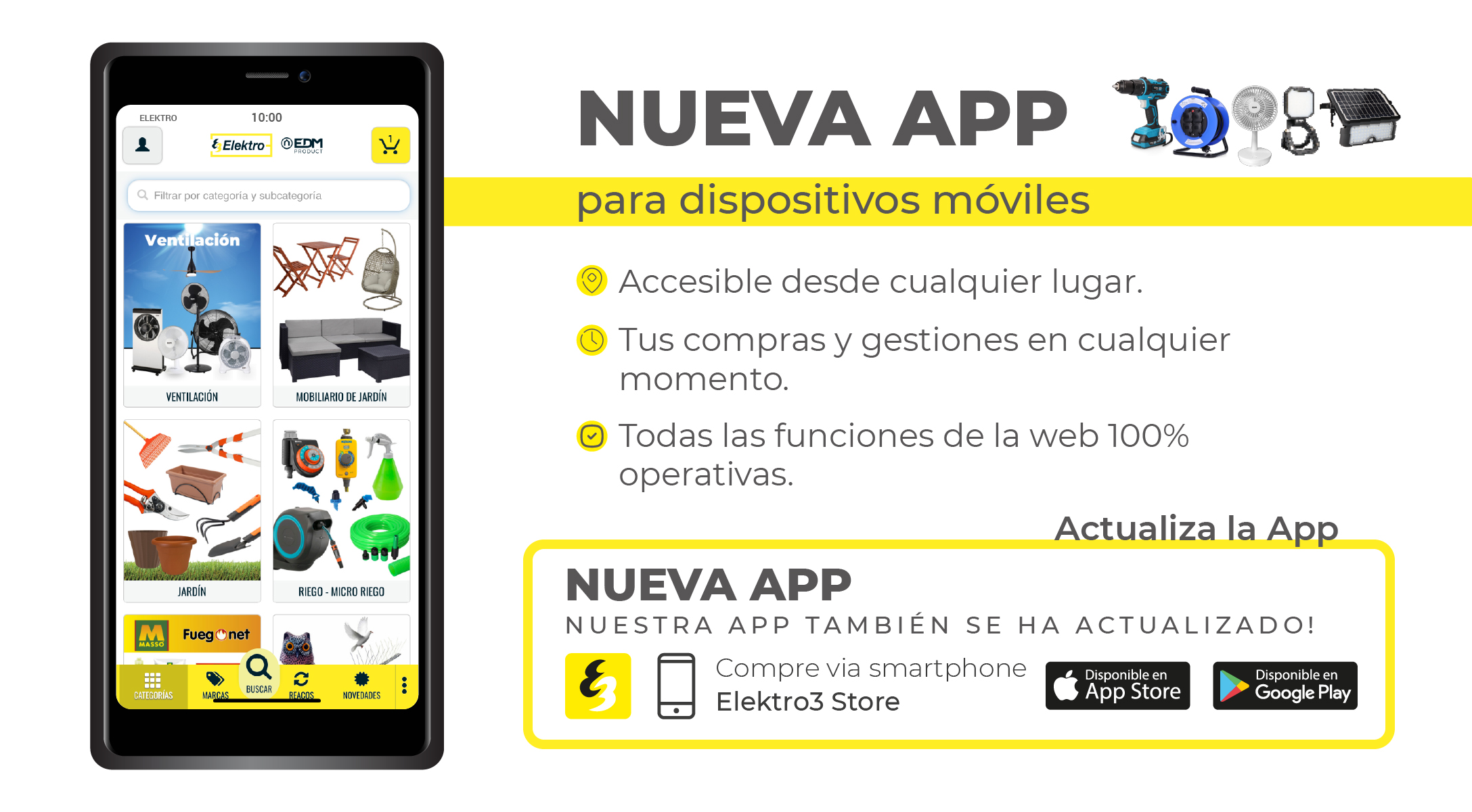 Descobreix la Nova App Elektro3Store: Tot el que Necessites a l'Abast de la Mà!