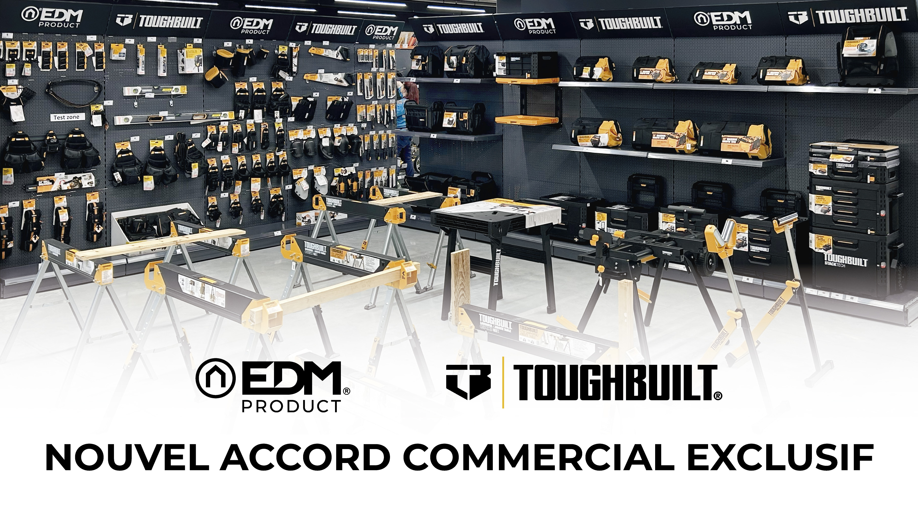 Elektro3 signe un accord de distribution exclusive con ToughBuilt
