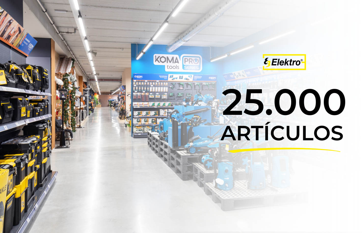 25.000 referencias. Más opciones, más servicio