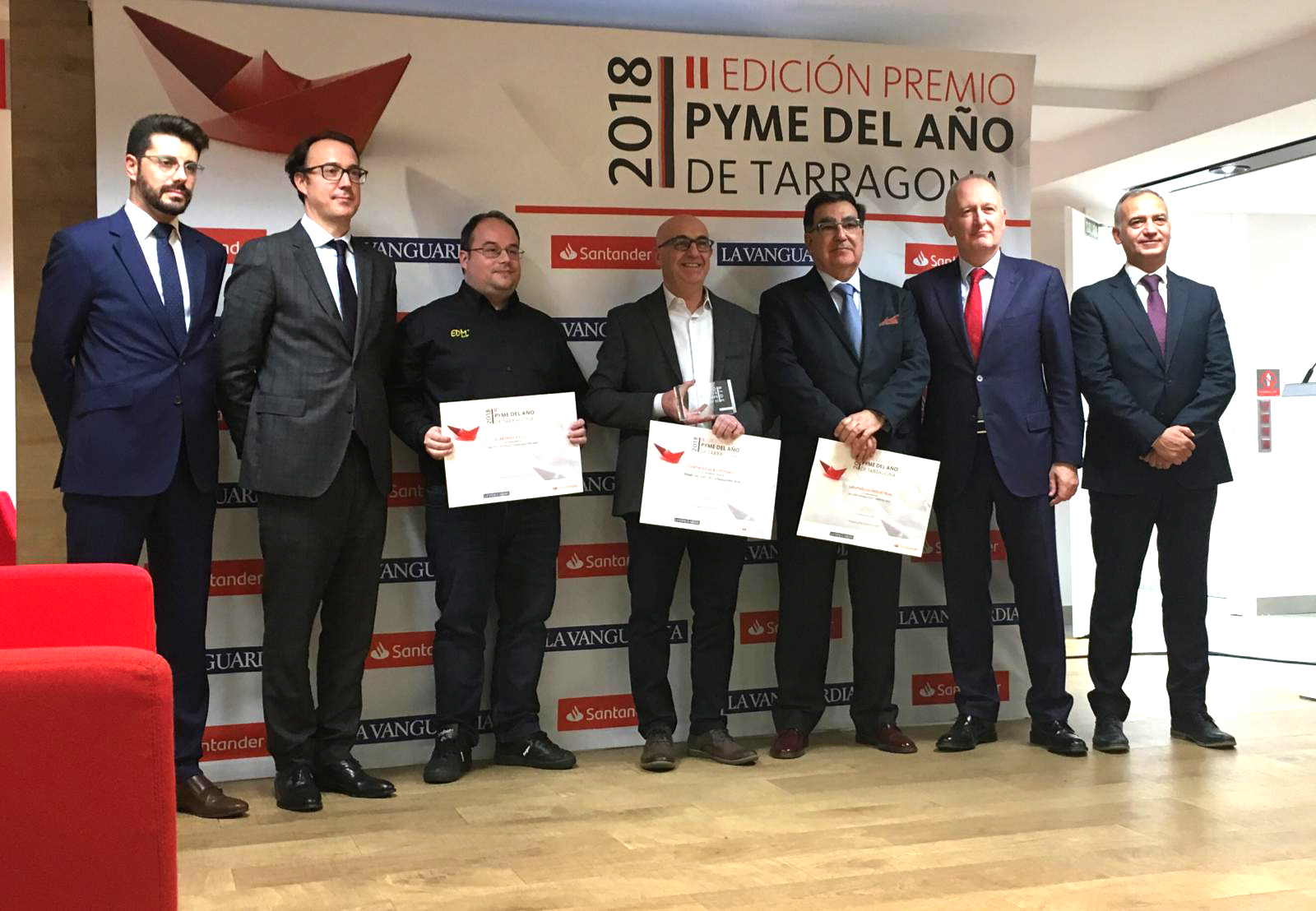 Elektro3 es galardonada con el accésit de Internacionalización en los II Premios Pyme del año de Tarragona 2018