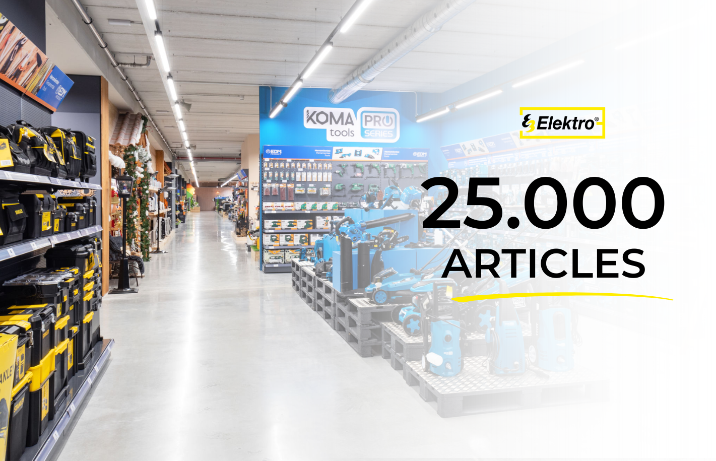 25.000 références. Plus d’options, plus de service