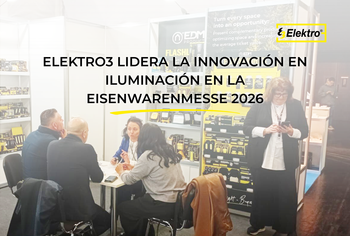 Elektro3 - EDM brilla en la EISENWARENMESSE 2026